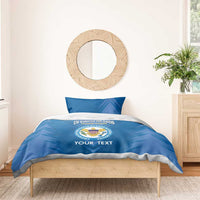 Custom US Virgin Islands Soccer Bedding Set Go Dashing Eagles Sporty Style - Wonder Print Shop
