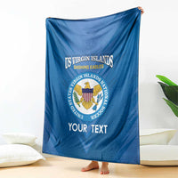 Custom US Virgin Islands Soccer Blanket Go Dashing Eagles Sporty Style