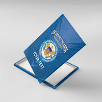 Custom US Virgin Islands Soccer Canvas Wall Art Go Dashing Eagles Sporty Style - Wonder Print Shop