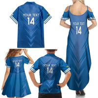 Custom US Virgin Islands Soccer Family Matching Summer Maxi Dress and Hawaiian Shirt Go Dashing Eagles Sporty Style - Wonder Print Shop
