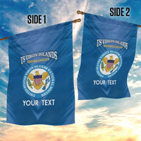 Custom US Virgin Islands Soccer Garden Flag Go Dashing Eagles Sporty Style - Wonder Print Shop