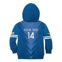 Custom US Virgin Islands Soccer Kid Hoodie Go Dashing Eagles Sporty Style - Wonder Print Shop