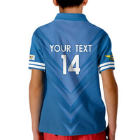 Custom US Virgin Islands Soccer Kid Polo Shirt Go Dashing Eagles Sporty Style - Wonder Print Shop