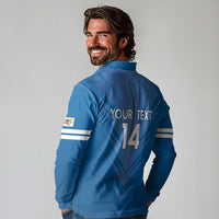 Custom US Virgin Islands Soccer Long Sleeve Polo Shirt Go Dashing Eagles Sporty Style - Wonder Print Shop