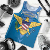 Custom US Virgin Islands Soccer Men Tank Top Go Dashing Eagles Sporty Style - Wonder Print Shop