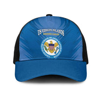 US Virgin Islands Soccer Mesh Trucker Cap Go Dashing Eagles Sporty Style - Wonder Print Shop