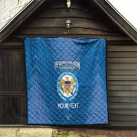 Custom US Virgin Islands Soccer Quilt Go Dashing Eagles Sporty Style - Wonder Print Shop