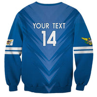Custom US Virgin Islands Soccer Sweatshirt Go Dashing Eagles Sporty Style - Wonder Print Shop