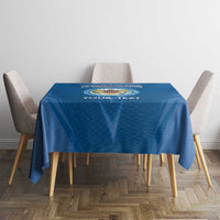 Custom US Virgin Islands Soccer Tablecloth Go Dashing Eagles Sporty Style - Wonder Print Shop