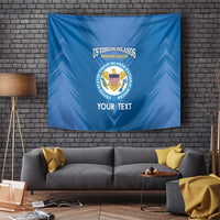 Custom US Virgin Islands Soccer Tapestry Go Dashing Eagles Sporty Style - Wonder Print Shop