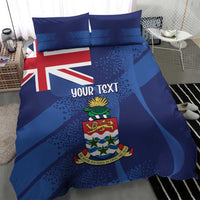 Personalised Cayman Islands Bedding Set Coat Of Arms Grunge Style - Wonder Print Shop