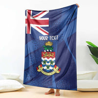 Personalised Cayman Islands Blanket Coat Of Arms Grunge Style
