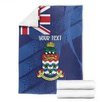Personalised Cayman Islands Blanket Coat Of Arms Grunge Style