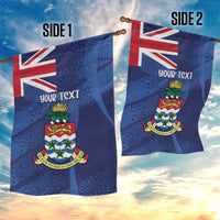 Personalised Cayman Islands Garden Flag Coat Of Arms Grunge Style - Wonder Print Shop