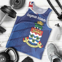 Personalised Cayman Islands Men Tank Top Coat Of Arms Grunge Style - Wonder Print Shop