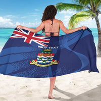 Personalised Cayman Islands Sarong Coat Of Arms Grunge Style - Wonder Print Shop