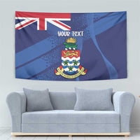 Personalised Cayman Islands Tapestry Coat Of Arms Grunge Style - Wonder Print Shop