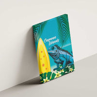Blue Iguana Cayman Islands Canvas Wall Art Turquoise Tropical Vibes - Wonder Print Shop