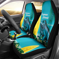 Blue Iguana Cayman Islands Car Seat Cover Turquoise Tropical Vibes - Wonder Print Shop