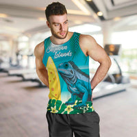 Blue Iguana Cayman Islands Men Tank Top Turquoise Tropical Vibes - Wonder Print Shop