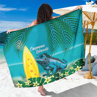 Blue Iguana Cayman Islands Sarong Turquoise Tropical Vibes - Wonder Print Shop