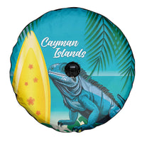Blue Iguana Cayman Islands Spare Tire Cover Turquoise Tropical Vibes - Wonder Print Shop