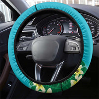 Blue Iguana Cayman Islands Steering Wheel Cover Turquoise Tropical Vibes - Wonder Print Shop