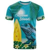 Blue Iguana Cayman Islands T Shirt Turquoise Tropical Vibes - Wonder Print Shop