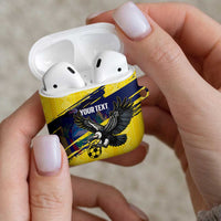 Ecuador Football Custom AirPods Case 2026 Vamos La Tri Yellow South America Pattern - Wonder Print Shop