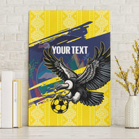 Ecuador Football Custom Canvas Wall Art 2026 Vamos La Tri Yellow South America Pattern - Wonder Print Shop