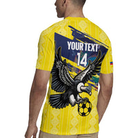 Ecuador Football Custom Rugby Jersey 2026 Vamos La Tri Yellow South America Pattern - Wonder Print Shop