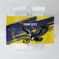Ecuador Football Custom Tablecloth 2026 Vamos La Tri Yellow South America Pattern - Wonder Print Shop