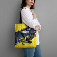 Ecuador Football Custom Tote Bag 2026 Vamos La Tri Yellow South America Pattern - Wonder Print Shop
