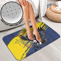 Ecuador Football Custom Bathroom Set 2026 Vamos La Tri Blue South America Pattern - Wonder Print Shop