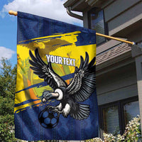 Ecuador Football Custom Garden Flag 2026 Vamos La Tri Blue South America Pattern - Wonder Print Shop