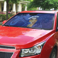 Paraguay Football Custom Auto Sun Shade 2026 La Albirroja Marble Pattern - Wonder Print Shop