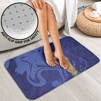 Paraguay Football Custom Bathroom Set 2026 La Albirroja Marble Pattern - Wonder Print Shop