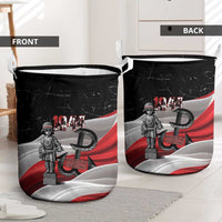 Little Insurrectionist Warsaw Uprising Poland Laundry Basket Honoring 1944 Child Soldiers