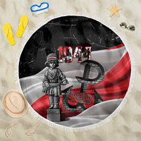 Little Insurrectionist Warsaw Uprising Poland Beach Blanket Honoring 1944 Child Soldiers