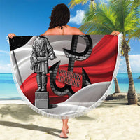 Little Insurrectionist Warsaw Uprising Poland Beach Blanket Honoring 1944 Child Soldiers