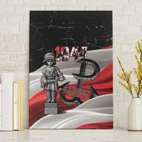 Little Insurrectionist Warsaw Uprising Poland Canvas Wall Art Honoring 1944 Child Soldiers