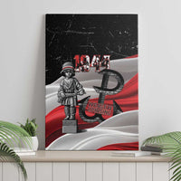 Little Insurrectionist Warsaw Uprising Poland Canvas Wall Art Honoring 1944 Child Soldiers
