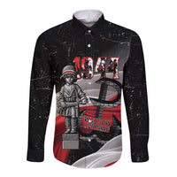 Little Insurrectionist Warsaw Uprising Poland Long Sleeve Button Shirt Honoring 1944 Child Soldiers