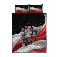 Little Insurrectionist Warsaw Uprising Poland Quilt Bed Set Honoring 1944 Child Soldiers