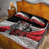 Little Insurrectionist Warsaw Uprising Poland Quilt Bed Set Honoring 1944 Child Soldiers