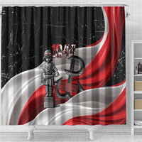 Little Insurrectionist Warsaw Uprising Poland Shower Curtain Honoring 1944 Child Soldiers