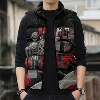 Little Insurrectionist Warsaw Uprising Poland Sleeveless Puffer Jacket Honoring 1944 Child Soldiers