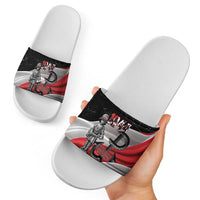 Little Insurrectionist Warsaw Uprising Poland Slide Sandals Honoring 1944 Child Soldiers