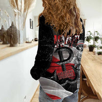 Little Insurrectionist Warsaw Uprising Poland Women Casual Shirt Honoring 1944 Child Soldiers