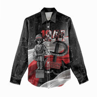 Little Insurrectionist Warsaw Uprising Poland Women Casual Shirt Honoring 1944 Child Soldiers